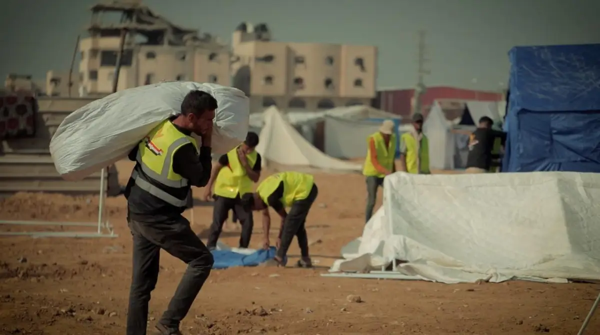 اللجنة المصرية تطلق مخيمات تعليمية لدعم الأطفال في قطاع غزة