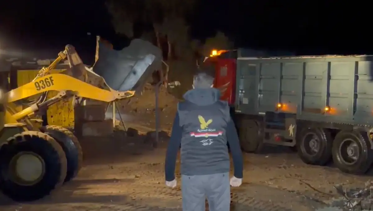 من الميدان: يوم مع طواقم اللجنة المصرية خلال المنخفضات الجوية