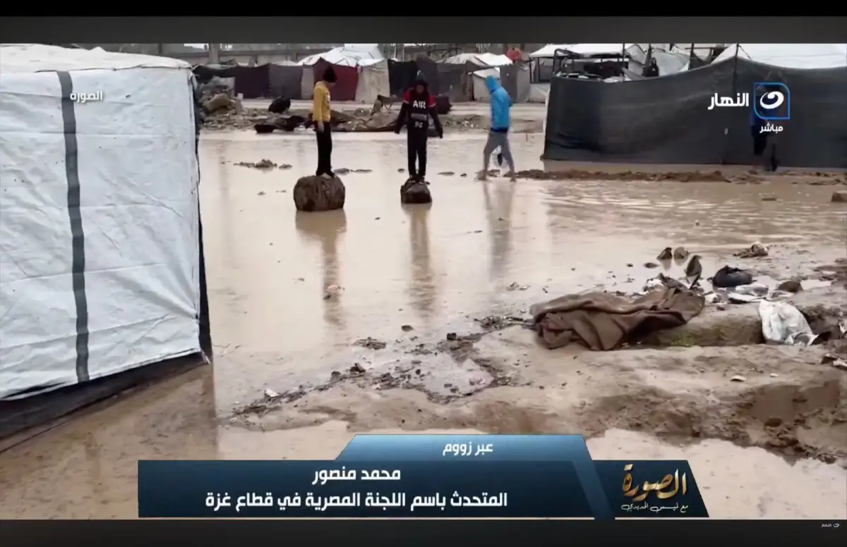 قناة النهار ولميس الحديدي تسلطان الضوء على تدخلات اللجنة المصرية لدعم المتضررين في غزة