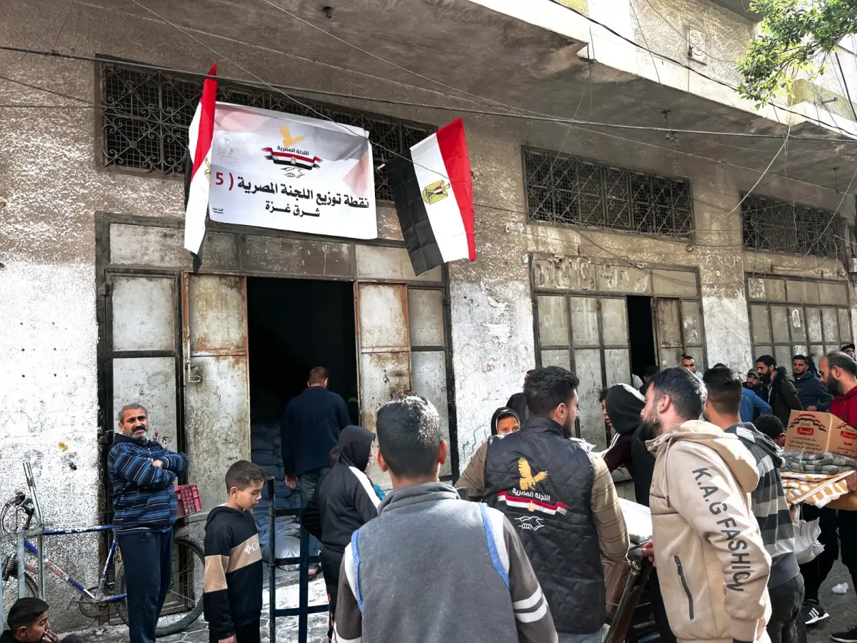 اللجنة المصرية في تدخل إنساني غير مسبوق يستهدف جميع السكان دون استثناء