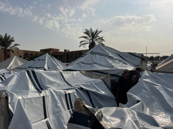 اللجنة المصرية تتعاون مع "اليونيسف" لتوزيع شوادر بلاستيكية في شمال قطاع غزة لحماية سكان الخيام من برد الشتاء