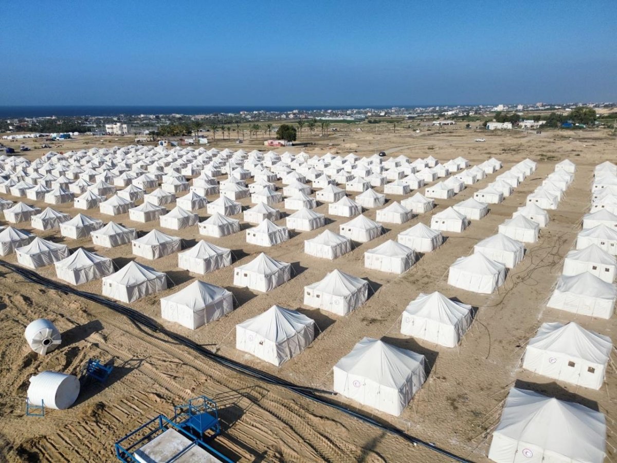 The Egyptian Committee Builds Integrated Camps to Shelter Displaced Families Inside the Gaza Strip