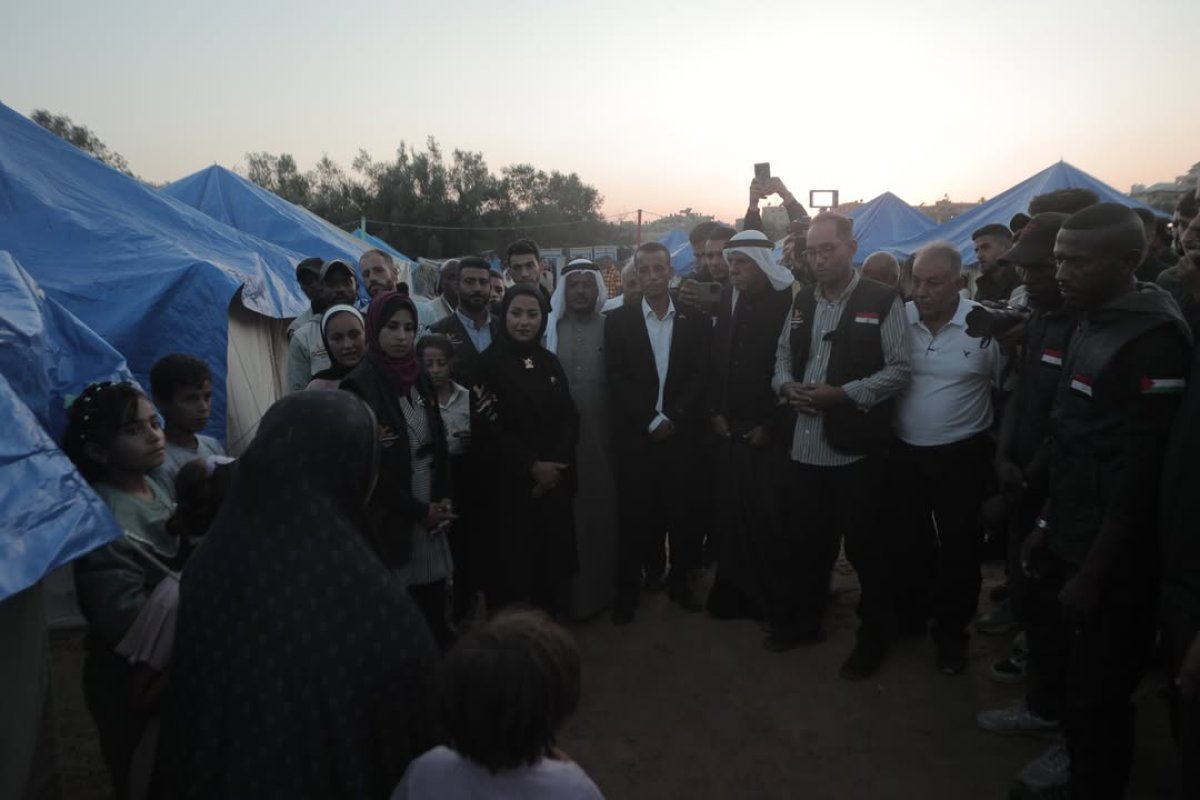 The Egyptian Committee Establishes “Camp No. 8” for Orphans and Widows in Gaza