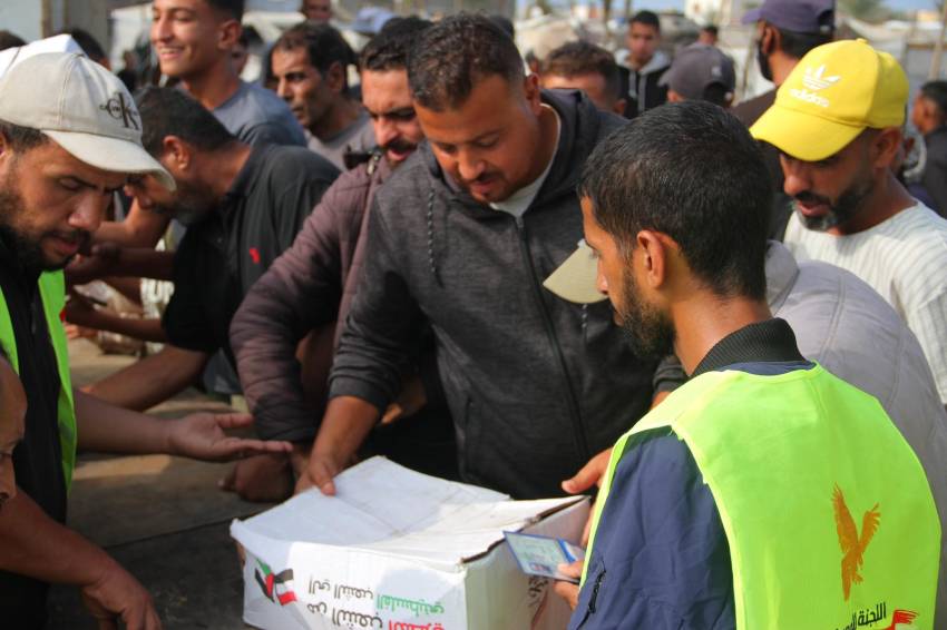 Over 55,000 Food Parcels Delivered Rafah Families through Egyptian ‘Hearts Across Borders’ Campaign