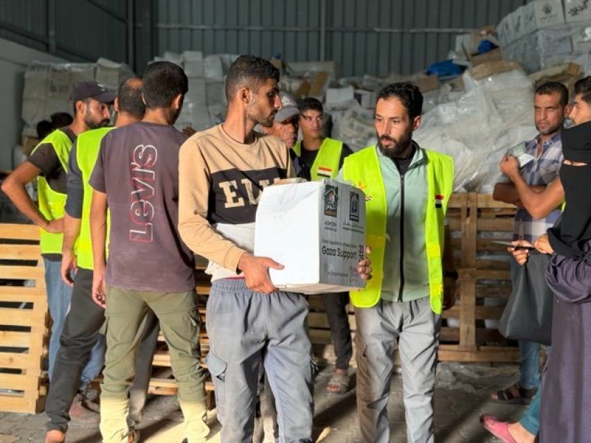 “Hearts Across Borders” Campaign Continues, Reaching Rafah’s Most Vulnerable Families with Humanitarian Aid