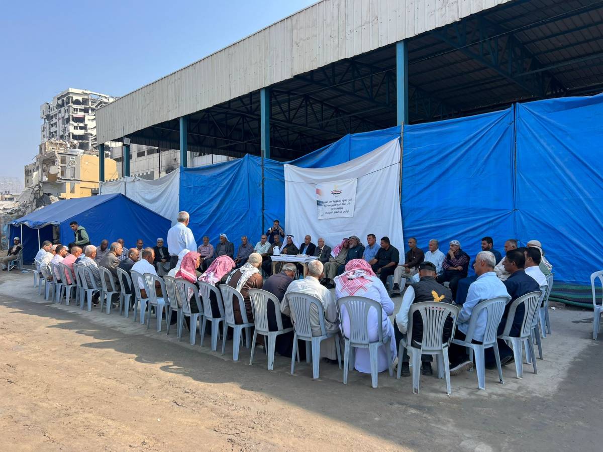 Egyptian Committee Coordinates Relief Distribution with Gaza Community Elders under ‘Hearts Across Borders’ Campaign