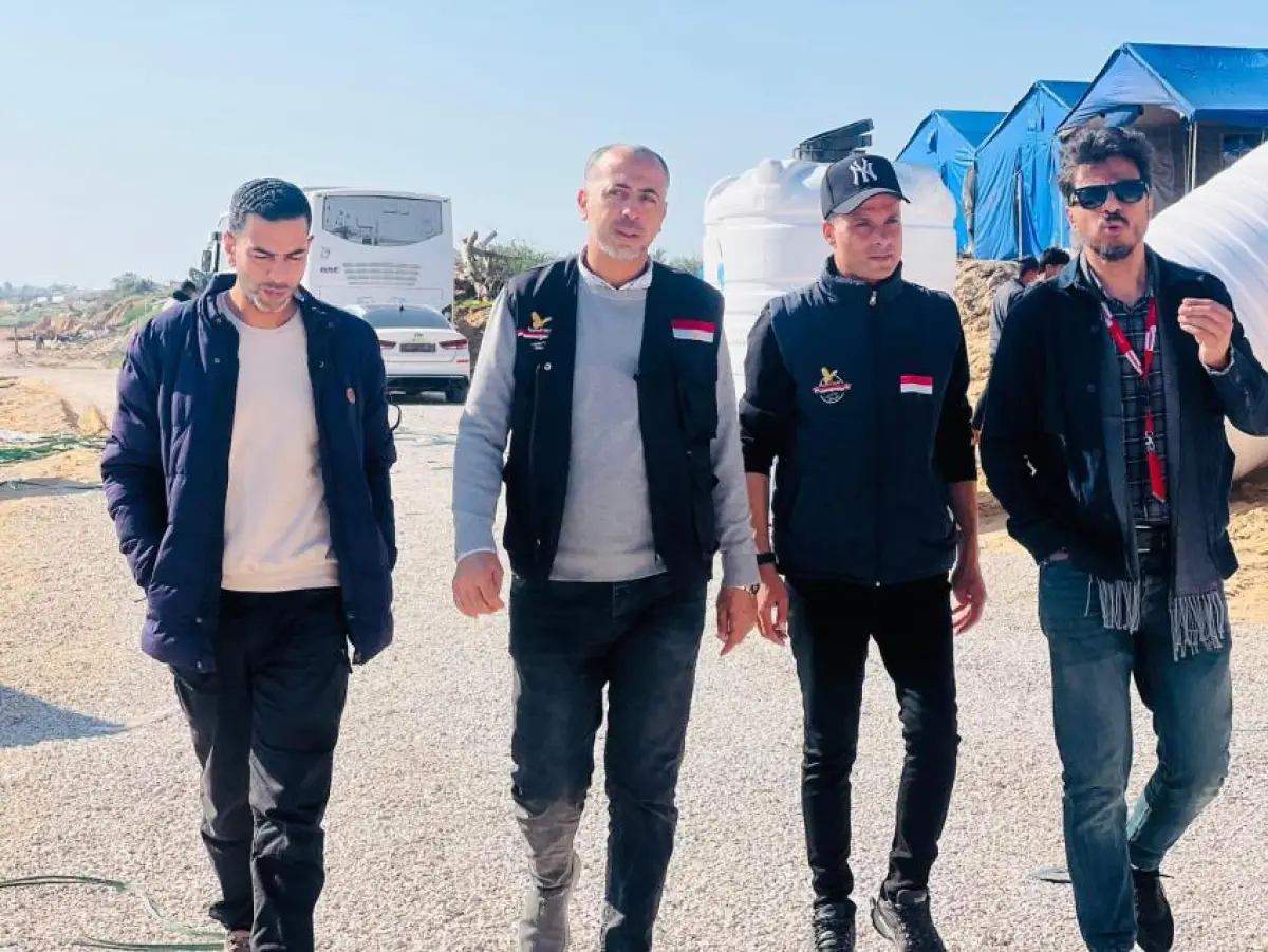 Egyptian Committee and Ooredoo Complete Telecom Relay Tower Beside Egyptian Shelter in Netzarim