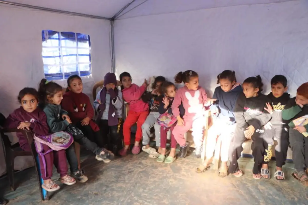 The Egyptian Committee continues to support education for children in camps and shelter centers.