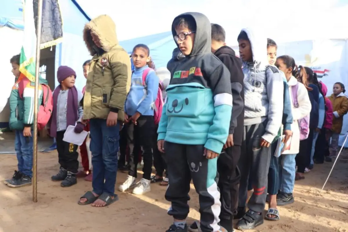 The Egyptian Committee continues to support education for children in camps and shelter centers.