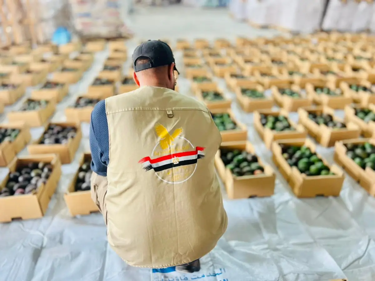 The Egyptian Committee, in Cooperation with World Central Kitchen, Distributes Avocados to Several Egyptian Camps and Displacement Camps