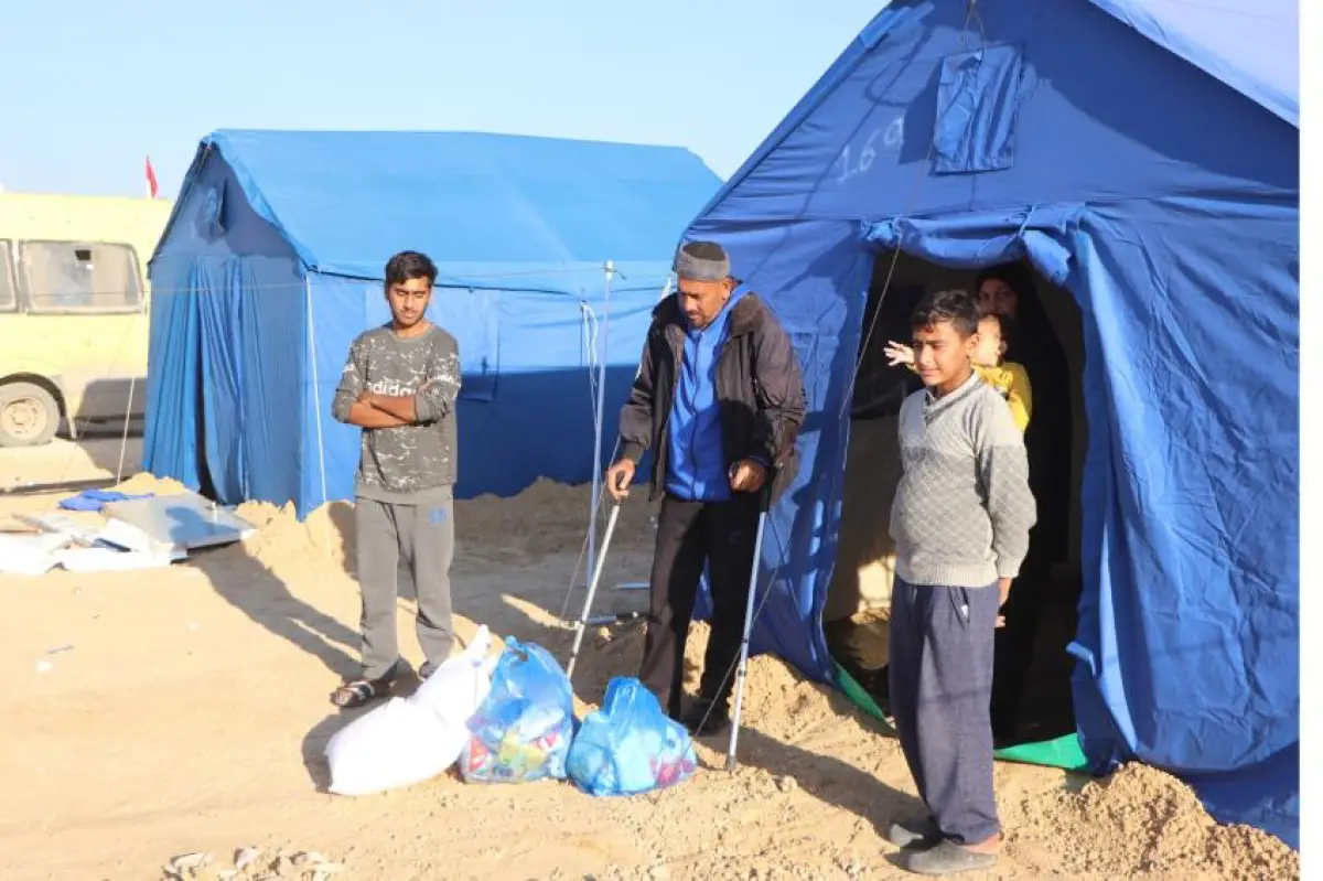 Egyptian committee begins housing residents in Al-Zahraa camp as part of comprehensive accommodation plan to support displaced persons in Gaza