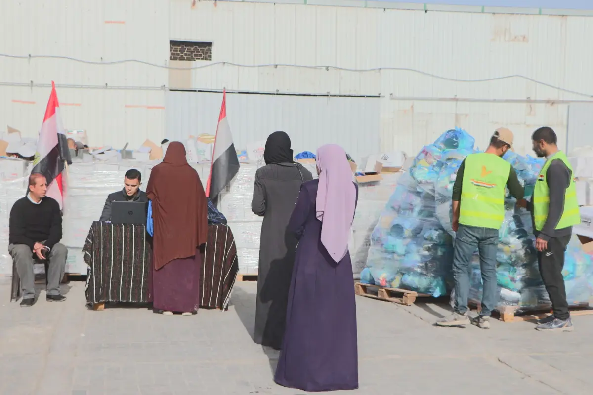 Egyptian Committee launches campaign to distribute food parcels to wheat allergy sufferers in the Gaza Strip