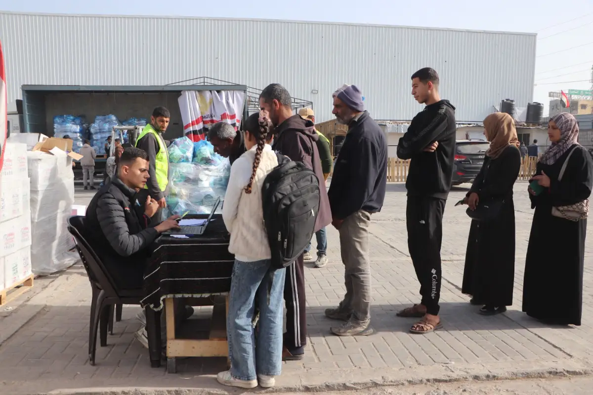 Egyptian Committee launches campaign to distribute food parcels to wheat allergy sufferers in the Gaza Strip