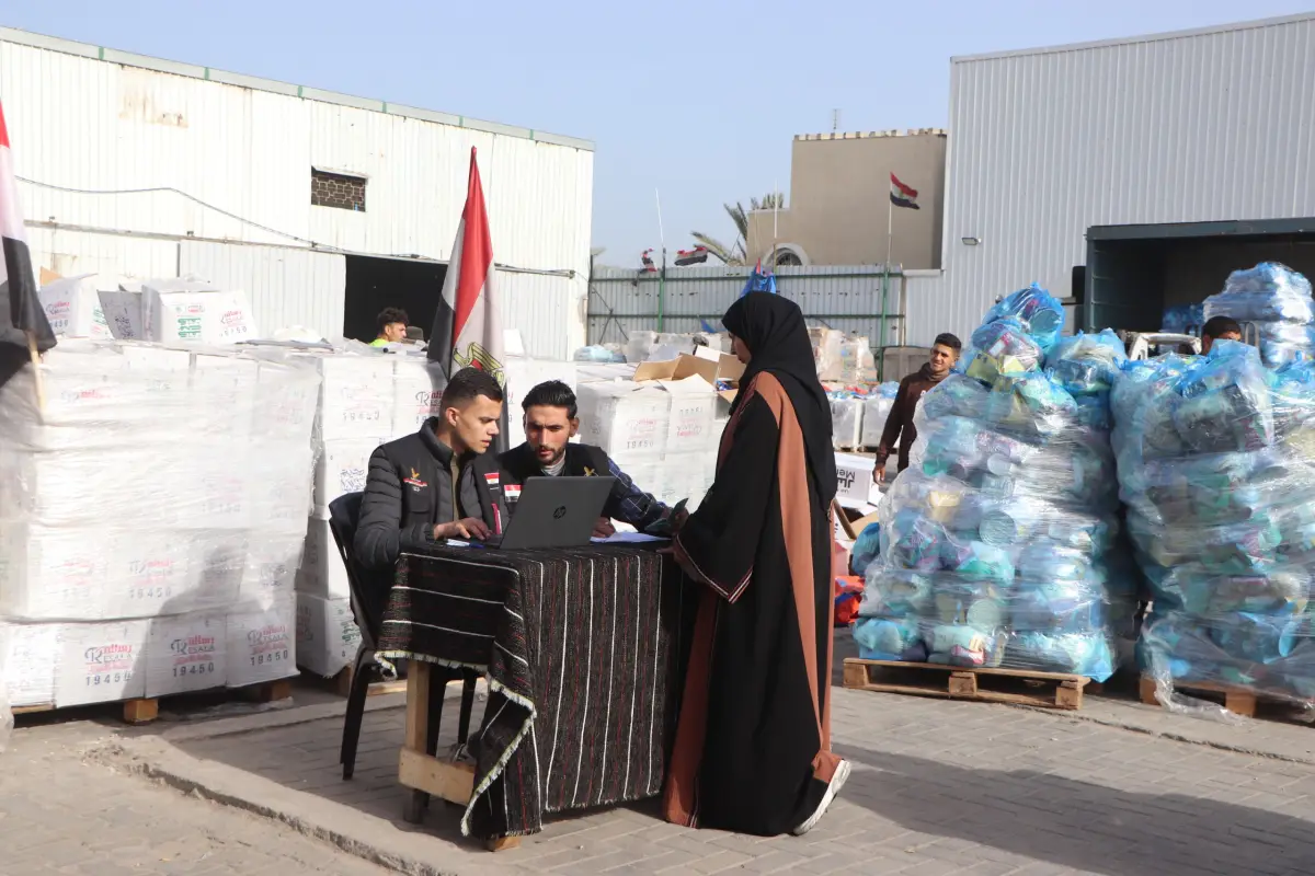 Egyptian Committee launches campaign to distribute food parcels to wheat allergy sufferers in the Gaza Strip