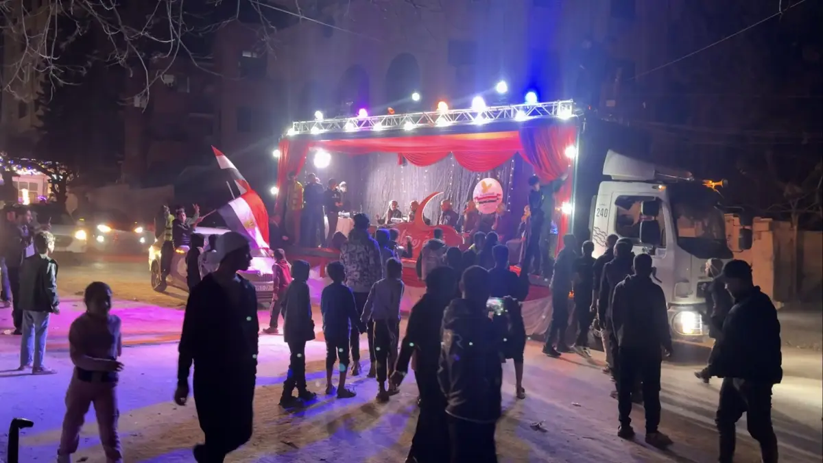 The Egyptian Committee organizes concerts in praise of the Prophet in the Gaza Strip