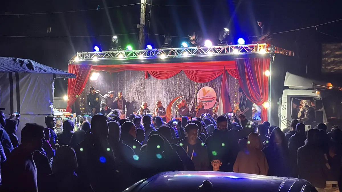 The Egyptian Committee organizes concerts in praise of the Prophet in the Gaza Strip