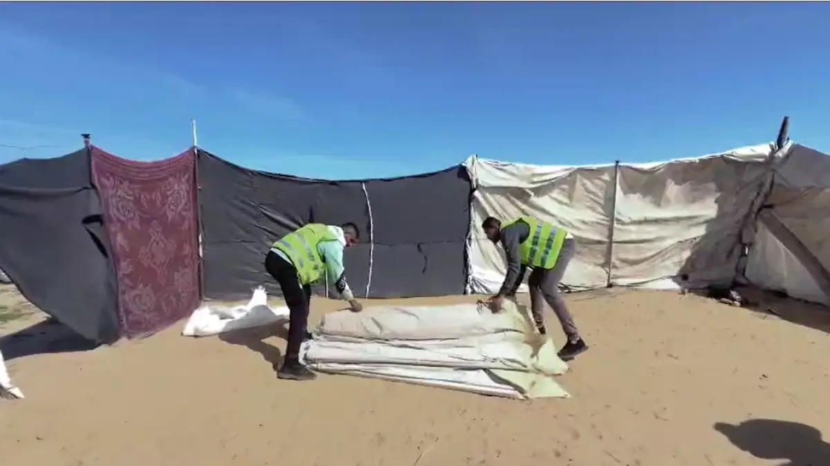 The Egyptian Committee’s Efforts During the Recent Storm