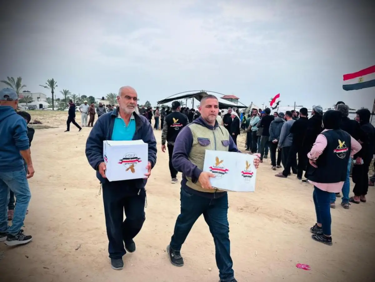 The Egyptian Committee Begins a Campaign to Distribute Food Parcels in Khan Yunis Governorate