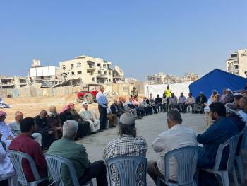 Egyptian Committee Coordinates Relief Distribution with Gaza Community Elders under ‘Hearts Across Borders’ Campaign