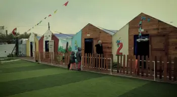 The Egyptian Committee distributes school bags and stationery to children in the orphan ca